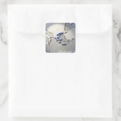 Vlag van Griekenland Vierkante Sticker (Tas)