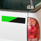 Vlag van groen anarchisme bumpersticker (Op Truck)