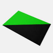 Vlag van groen anarchisme deurmat (Schuin)