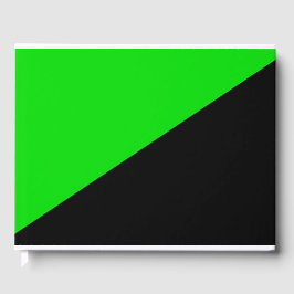 Vlag van groen anarchisme gastenboek