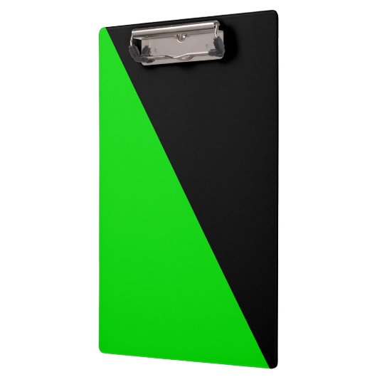 Vlag van groen anarchisme klembord (Links)