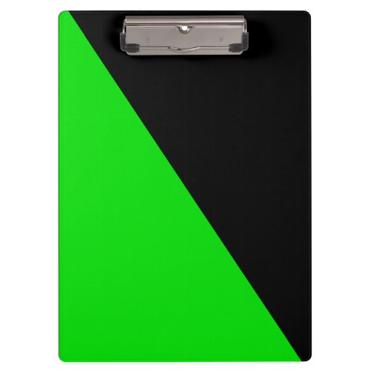 Vlag van groen anarchisme klembord (Voorkant)