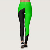 Vlag van groen anarchisme leggings (Achterkant)