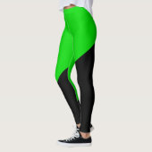 Vlag van groen anarchisme leggings (Links)
