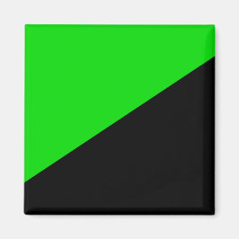 Vlag van groen anarchisme magneet