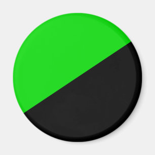 Vlag van groen anarchisme magneet