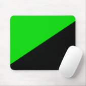 Vlag van groen anarchisme muismat (Met muis)