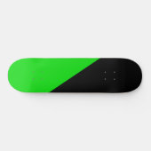 Vlag van groen anarchisme persoonlijk skateboard (Horizontaal)