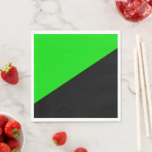Vlag van groen anarchisme servet (Insitu)