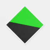 Vlag van groen anarchisme servet (Hoek)