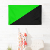 Vlag van groen anarchisme spandoek (Insitu)