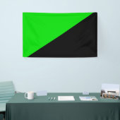 Vlag van groen anarchisme spandoek (Beurs)