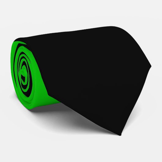 Vlag van groen anarchisme stropdas (Opgerold)