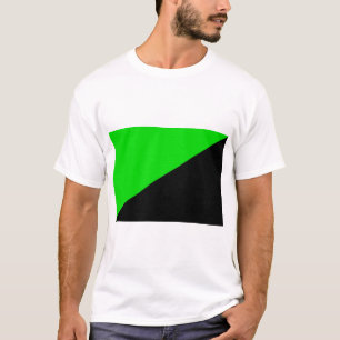 Vlag van groen anarchisme t-shirt