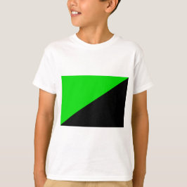Vlag van groen anarchisme t-shirt