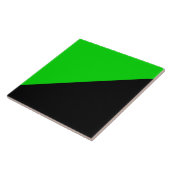 Vlag van groen anarchisme tegeltje (Zijkant)