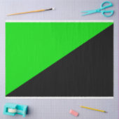 Vlag van groen anarchisme tissuepapier (Craft)