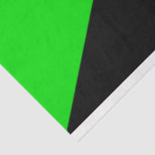 Vlag van groen anarchisme tissuepapier (Detail)