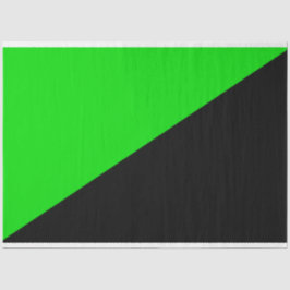 Vlag van groen anarchisme tissuepapier