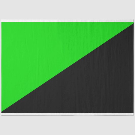 Vlag van groen anarchisme tissuepapier (Voorkant)