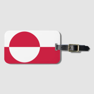 Vlag van Groenland Bagagelabel