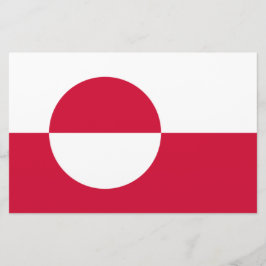 Vlag van Groenland Briefpapier