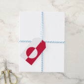 Vlag van Groenland Cadeaulabel (Met Touw)