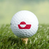 Vlag van Groenland Golfballen (Insitu Shirt)