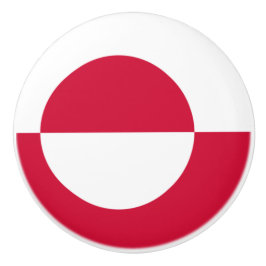 Vlag van Groenland Keramische Knop