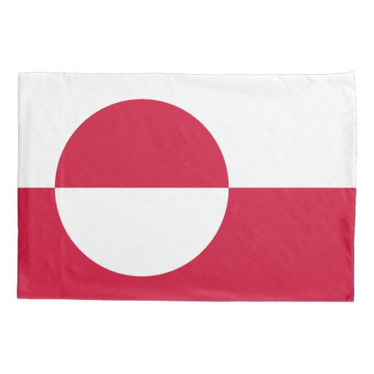 Vlag van Groenland Kussensloop (Achterkant)