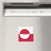 Vlag van Groenland Magneet (Insitu (Vaatwasser))