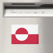 Vlag van Groenland Magneet (Insitu (Vaatwasser))