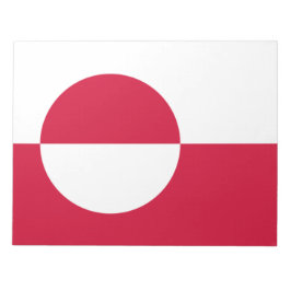 Vlag van Groenland Notitieblok