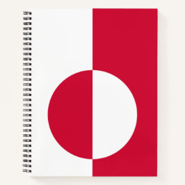 Vlag van Groenland Notitieboek