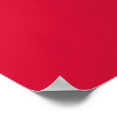 Vlag Van Groenland Poster (Hoek)
