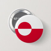 Vlag van Groenland Ronde Button 5,7 Cm (Voorkant /achterkant)