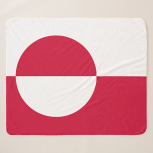 Vlag van Groenland Sherpa Deken
