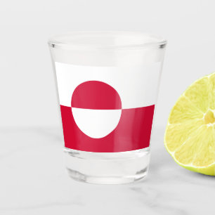 Vlag van Groenland Shot Glas