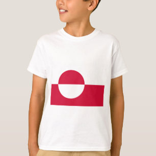 Vlag van Groenland T-shirt