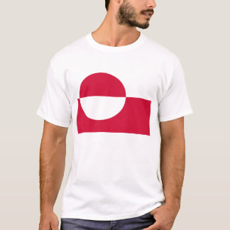Vlag van Groenland T-shirt