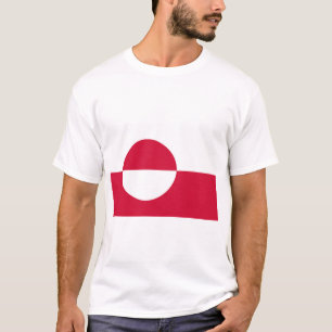 Vlag van Groenland T-shirt