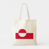 Vlag van Groenland Tote Bag (Achterkant)