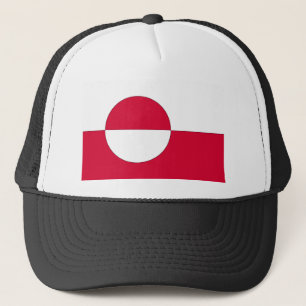 Vlag van Groenland Trucker Pet