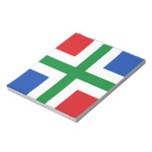 Vlag van Groningen (provincie) Notitieblok (Linkerzijde)