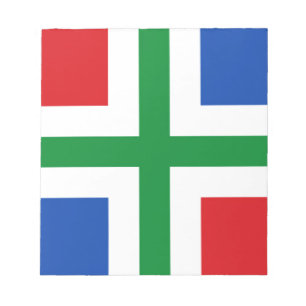 Vlag van Groningen (provincie) Notitieblok