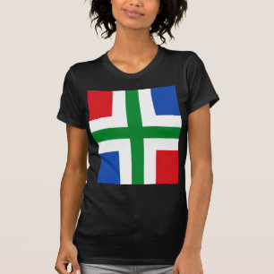 Vlag van Groningen (provincie) T-shirt