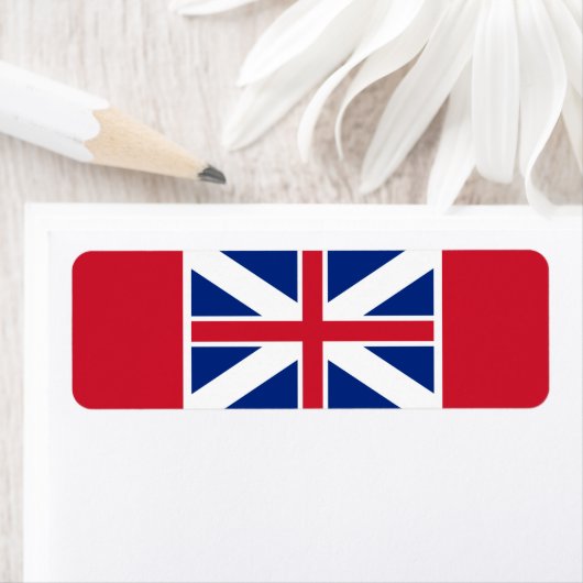 vlag van Groot-Brittannië (1707-1800) Etiket (Insitu)