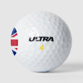 vlag van Groot-Brittannië Golfballen (Logo)