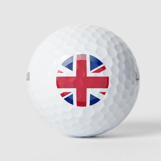 vlag van Groot-Brittannië Golfballen (Voorkant)