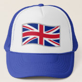 Vlag van Groot-Brittannië Trucker Pet (Voorkant)